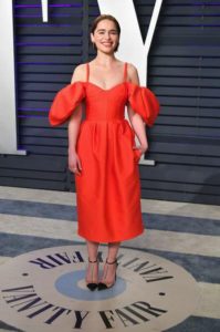 Emilia Clarke in Rosie Assoulin